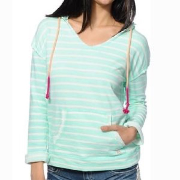 🏄🏽♀️Billabong Stretch Out Stripe Hoodie🏄🏽♀️~small - Picture 2 of 2